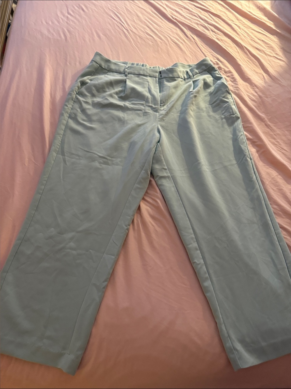 Old Navy Women’s Light Blue Dress Pants - Straight Leg